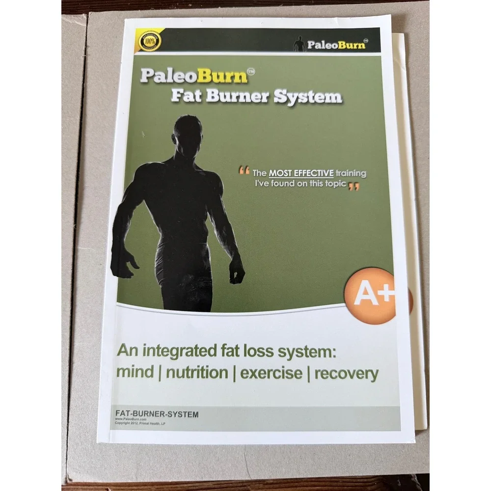 PaleoBurn Fat Loss System 30 Day Meal Plan Cookbook Accelerated Training Set